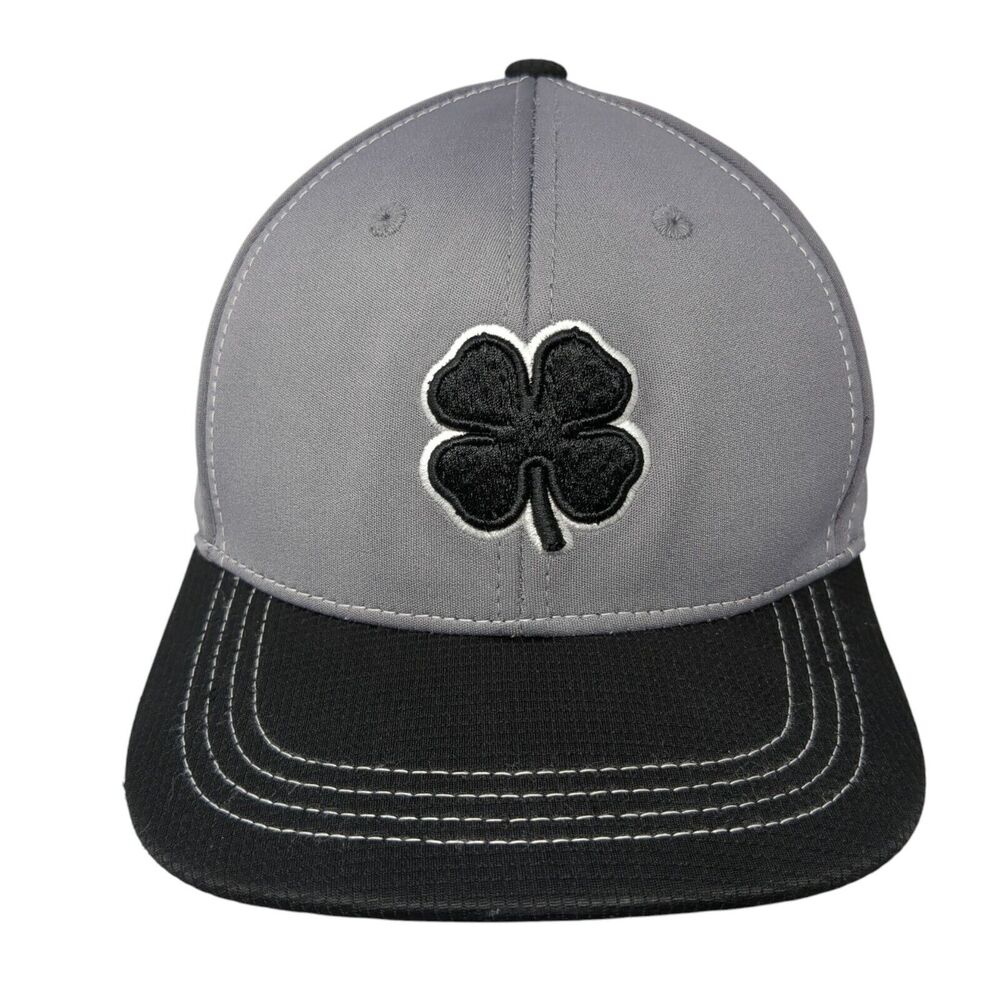 Live Lucky MV Junior Golf Youth Snapback Hat Gray OS Embroidered Black Clover